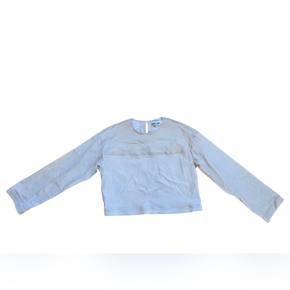 FRNCH Cream Long Sleeve Blouse Size XS